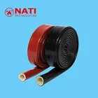 NATI Silicone Casing Sleeve 2.5KV High Temperature Fiberglass Sleeves
