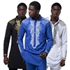 Comfortable T-Shirt long Sleeve Men Dashiki Shirts Wholesale African Clothing
