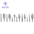 Best selling different shapes cutting tools tungsten carbide rotary burrs