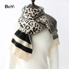 Hot Selling Custom Made Leopard Pattern Winter Scarves Shawl