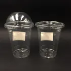 Customized 12oz 16oz 500ml disposable water juice plastic cup