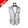 OEM stylish grey men's tuxedo vest waistcoat
