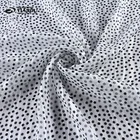 latest design elegant stripe 3D printeddot design chiffon woven fabric