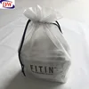 thick frosted cpe plastic custom logo printed poly pull string bags