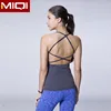Casual cheap wholesale fitness clothing for women yoga tanks tops nylon yoga wear