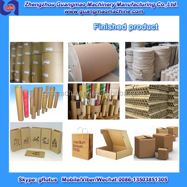 China paper recycling machine Corrugated Cardboard Production Line