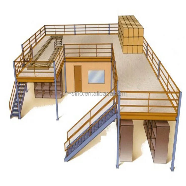 High quality warehouse storage multilevel mezzanine floor