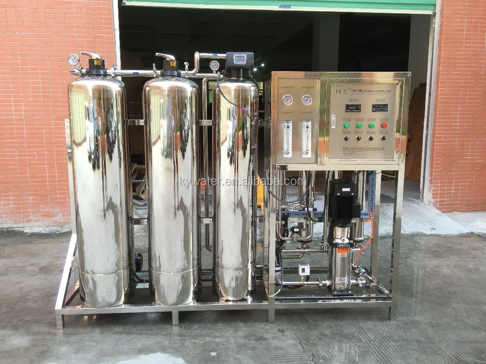 RO Water Purifier Plant, Capacity: 1000 L, Stainless Steel