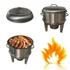 Factory Price Charcoal Barbecue, Chinese Roast Duck Oven