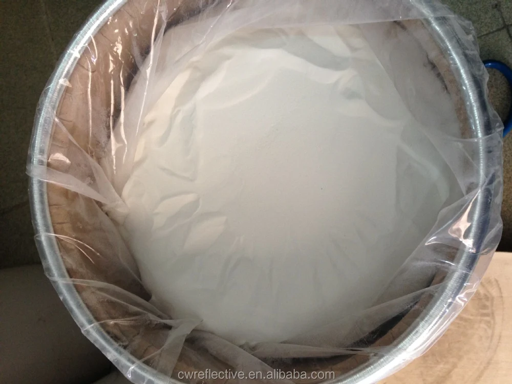 Reflective ink screen printing powder