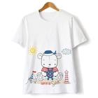 Funny cartoon bear pattern digital printed t-shirt customized shirt for Girl