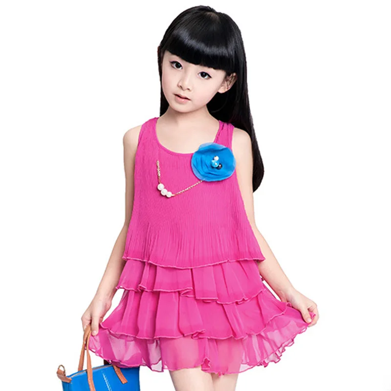 Flower Girls Dresses For Party And Wedding Cotton Baby Girls Dress Fashion Brand Girls Dress 2015 Children Dresses Girls Princes