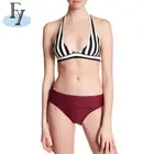 Breathable Beach Bikini OEM Service Logo Maternity Beach Wear Bikini