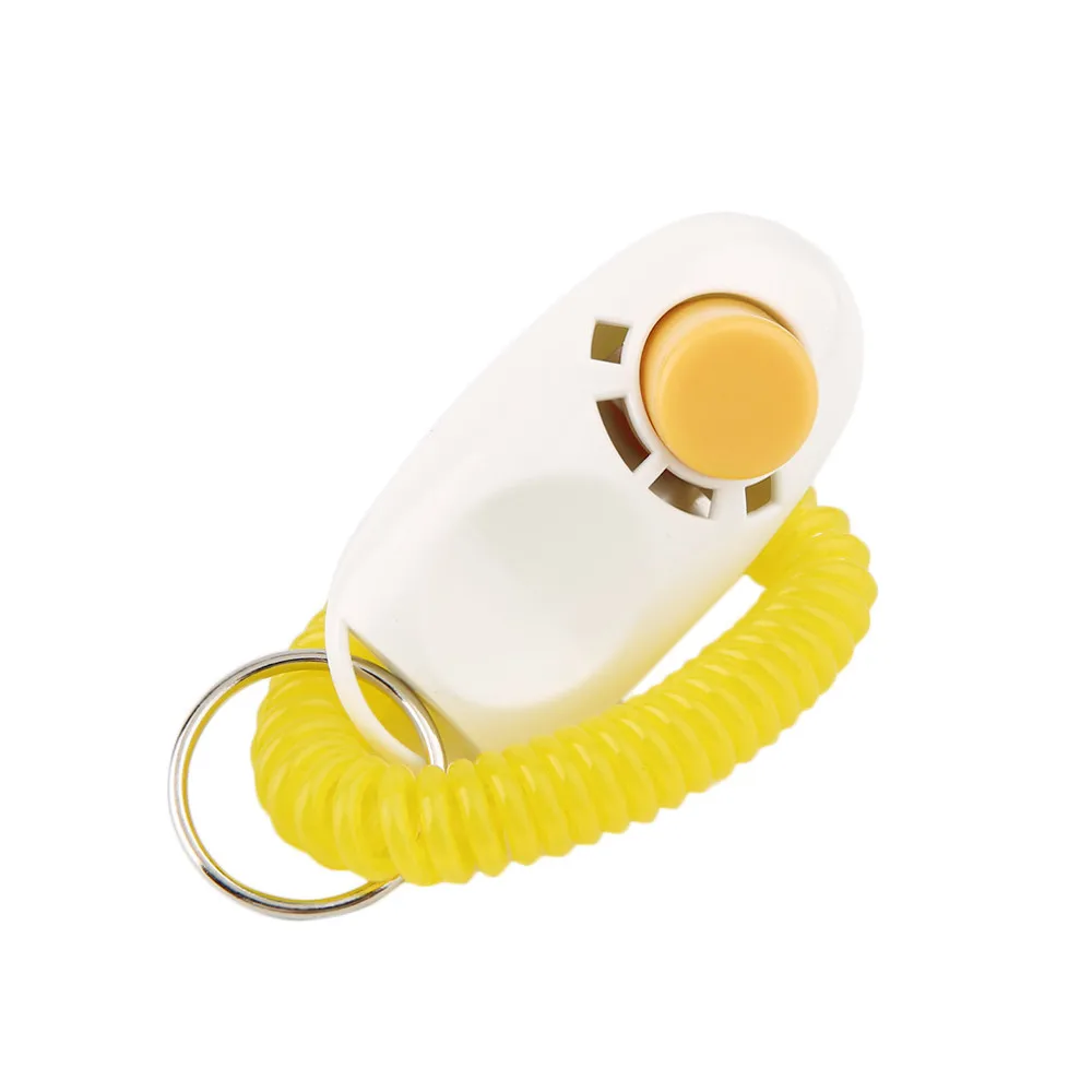Pet Click Clicker Training Trainer Aid Wrist Pets Dog Supplies Dog Trainnings Dog traning tools Plastic Products free shipping