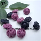 High quality colorful shank flower plastic/ABS button for lady's shirt