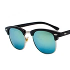 Fashion Steampunk Women Sunglasses Autumn Decoration Men PC Frame Clear Lens Goggle Tinted Glasses 8830