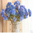 Artificial high quality 6 heads rice seed hydrangea flower succulent fruit