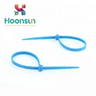 cable tie raw material blue black self locking nylon cable tie