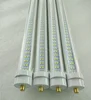 G13 2 pins t8 super bright indoor lamp 8ft led tube light fixture with double row chips 44w/60w