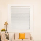White color shangri-la korean style dual horizont sheer shade and triple shade blind for office home