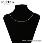 45060 xuping latest design gold plated women jewelry necklace chain wholesale