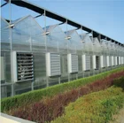 china top10 quick delivery with top window system aluminum alloy greenhouse door
