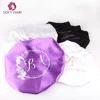 2019 new style satin hair bonnet cap manufacturer custom private label silk black hair bonnet