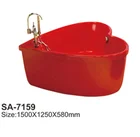 red heart - shaped Freestanding Soaking Bathtub SA-7159