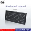 82 keys black 9 inch slim portable mini usb wired computer keyboard pc