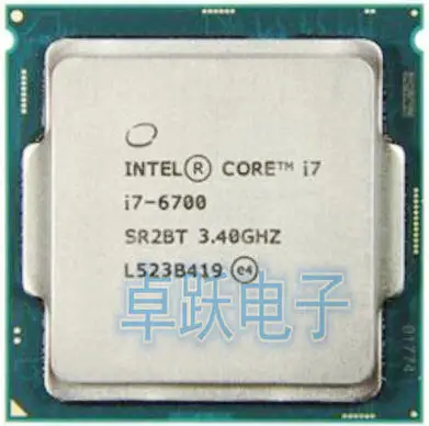 インテルコア i7 6700 プロセッサ 3.4 ghz の、クアッドコア、 lga ...