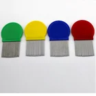 Pet Dogs head lice comb natural lice treatment best stainless Metal Lice comb