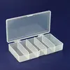 10 Slots Clear Plastic DIY Divider Container box Electronic Components Storage box