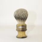 Black synthetic hair silvertip Shaving brush for Barber