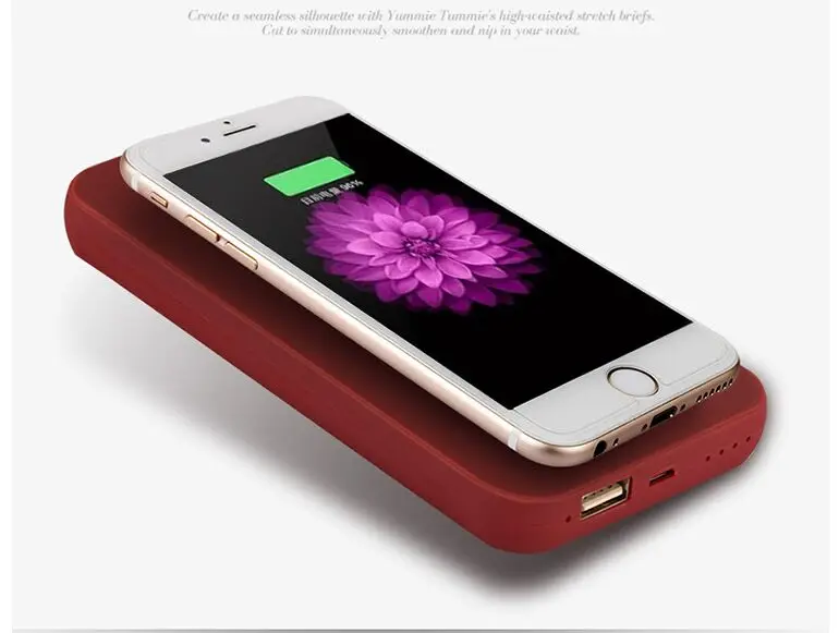 wireler power bank with car holder 6000mah-5