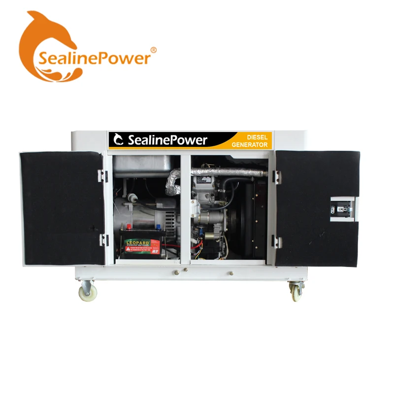 Japanese Technology Low Noise 10KW 10KVA Air-Cooled Double Cylinder Silent Type Diesel Generator Set