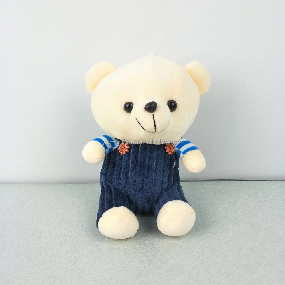 teddy bear with overalls wholesale, teddy bear