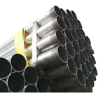 gi steel pipe & galvanized steel pipe two sides threaded one side socket & other PVC Cap protection
