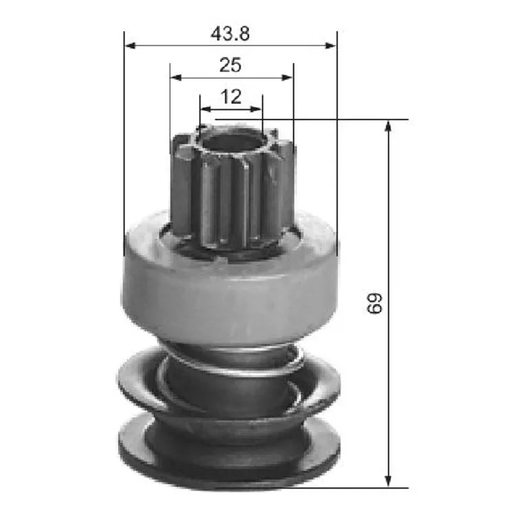 Auto Starter Drive Gear Bendix Used