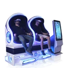 Indoor Mini VR Amusement Park VR Egg 2 Seats 9D 7D Cinema for Sale