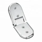 Hot sell factory price long circular angle camber 135 degree bathroom hinge glass clamp for shower door