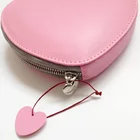 Coin Purse Leather Zipper Coin Pouch Women Coin Wallet Fashion Heart Shaped Mini Purse