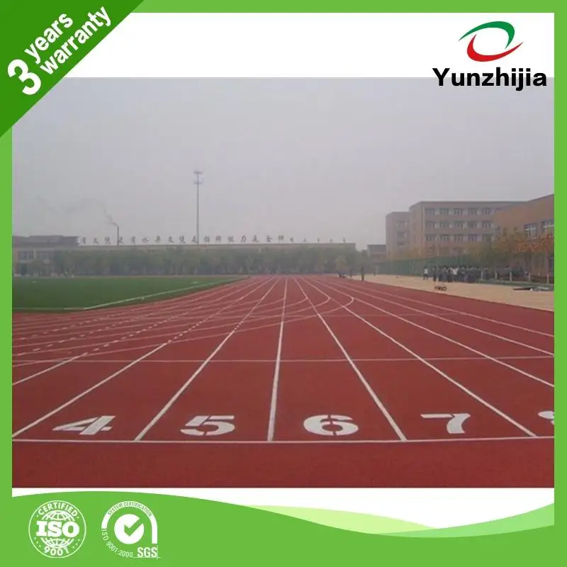 Factory direct sale outdoor rubber flooring for middle school