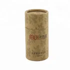 Custom Round Kraft Paper Cylinder Box Tube Tea Packaging