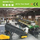 Waste plastic recycling machinery for PET HDPE bottle
