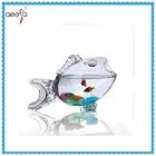 High Quality New Design Home Decor Glass Fish Shped Fish Bowl