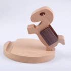 2018 New Flexible Hot Sale Wooden Mobile Phone Holder