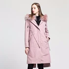 Women Colored REAL Rabbit FUR Lining Long Coat Army Jacket fur Parka