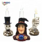 新製品のアイデア 2018 中国卸売 OEM デスクトップハロウィン電子 led キャンドル屋内屋外ホリデー部分家の装飾