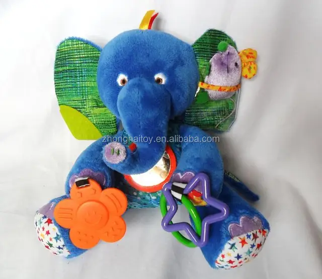 blue stuffed elephant photo