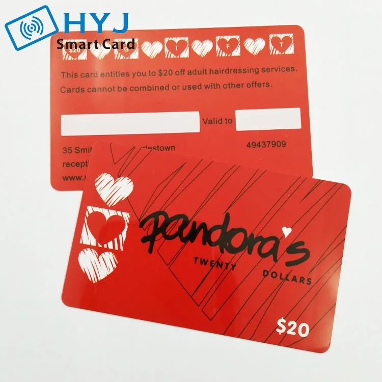 membership card with signature panel - buy printing plastic gift